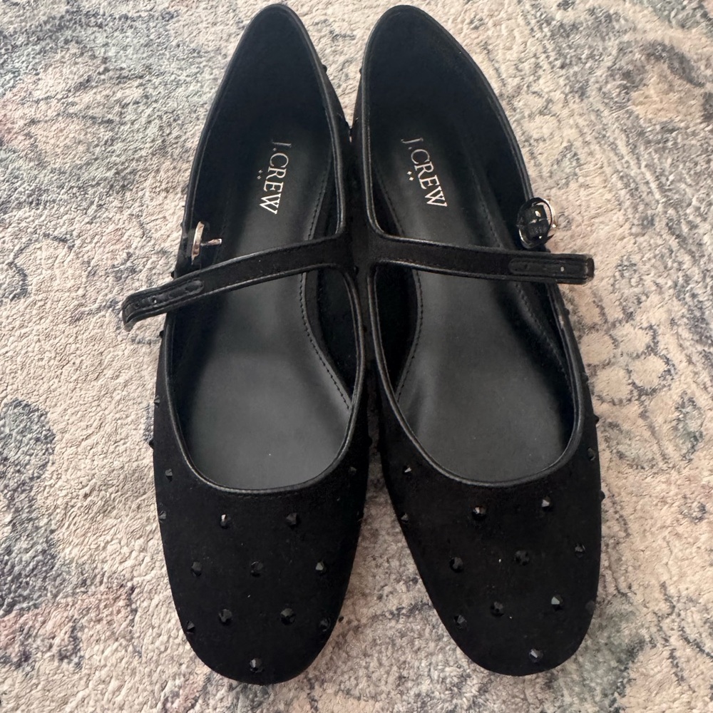 Jcrew flats with buckle